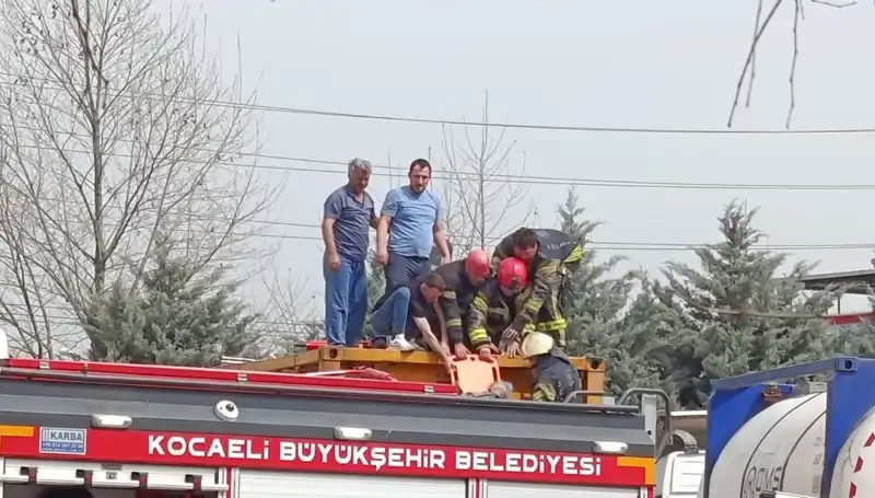 Tehlikeli Madde Taşıyan TIR Tankına Düşen Şoförün Hayata Dönüş Mücadelesi