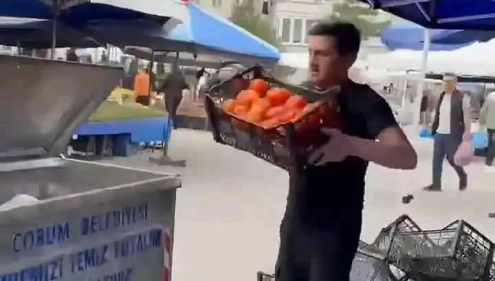 Domatesleri Çöpe Dökerek Rekor Cezayla Yüzleşen Pazarcının Hikayesi