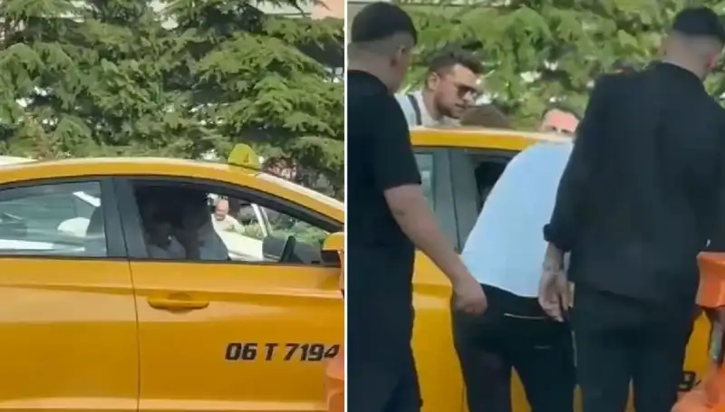 Trafikte Gerginlik: Taksi Şoförüyle Yaşanan Tartışma Sonrası Yumruk Yumruğa!