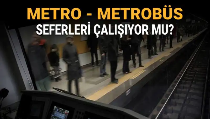 İstanbul'da Ulaşımda Süreklilik: Metrobüs ve Metro İşletmeleri Bugün Çalışıyor mu?