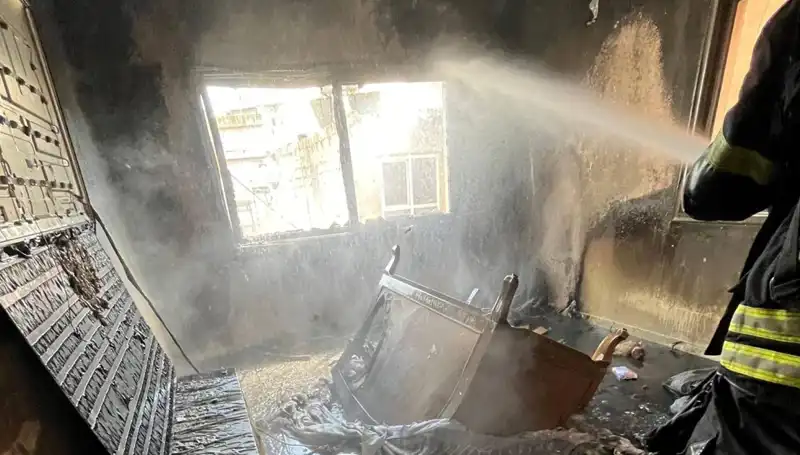 Mersin’de Apartman Dairesinde Çıkan Yangın, Hayatı Taksirle Değiştiren Olaylar Yaşattı