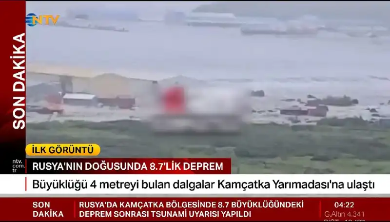 Kamçatka Kıyılarında Tsunami Alarmları: İlk Dalgalar Geliyor
